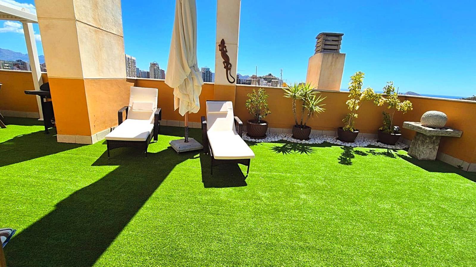 Beach Penthouse Apartment Benidorm Cala Cala de Finestrat Exterior photo